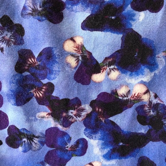 Violet print tank top - Picture 2 of 3